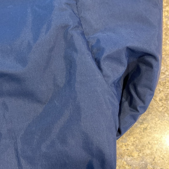 L.L. Bean Blue Warm Up Jacket Gray Fleece Lined XXL Reg 205107 Zip Up - Picture 9 of 17